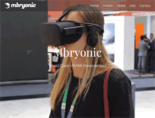 Tablet Screenshot of mbryonic.com